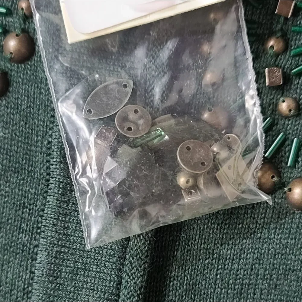 Christopher & Banks Forest Green Cardigan Sweater - Picture 3 of 5